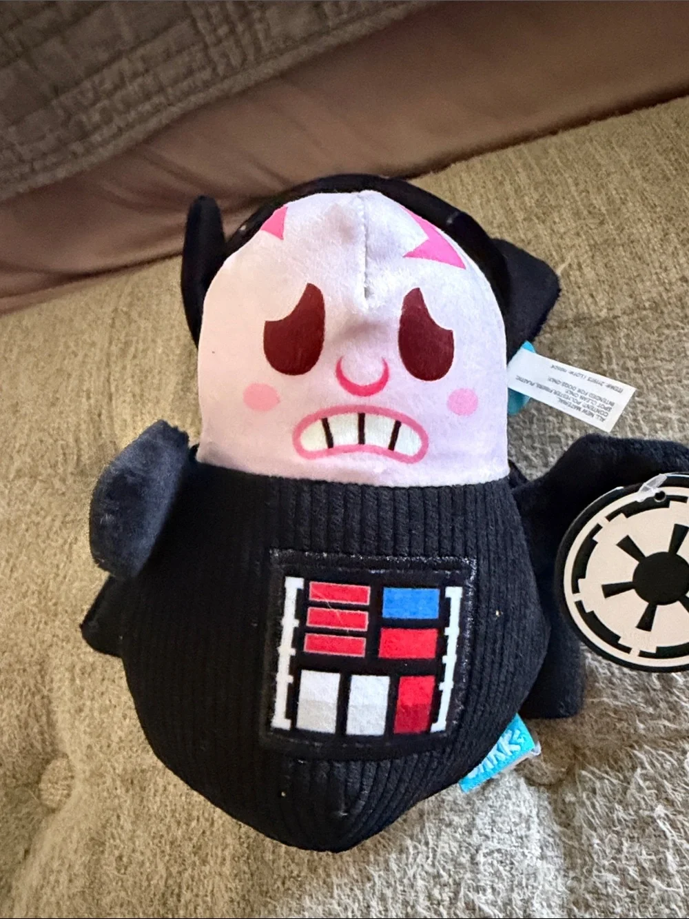 NWT Bark Darth Vader Multi Part Squeaky and Crinkle Toy